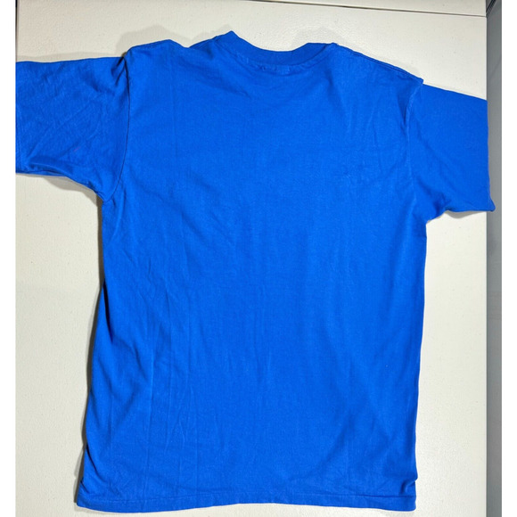 Hanes Fifty Fifty Royal Blue Caribbean Islands Map Graphic T Shirt Size Large - Picture 7 of 7